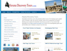 Tablet Screenshot of havanadiscoverytours.com